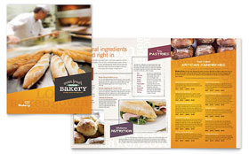 Artisan Bakery - Menu Sample Template
