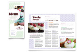 Bakery & Cupcake Shop - Menu Sample Template