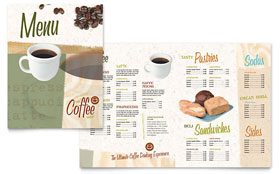 Coffee Shop - Menu Sample Template