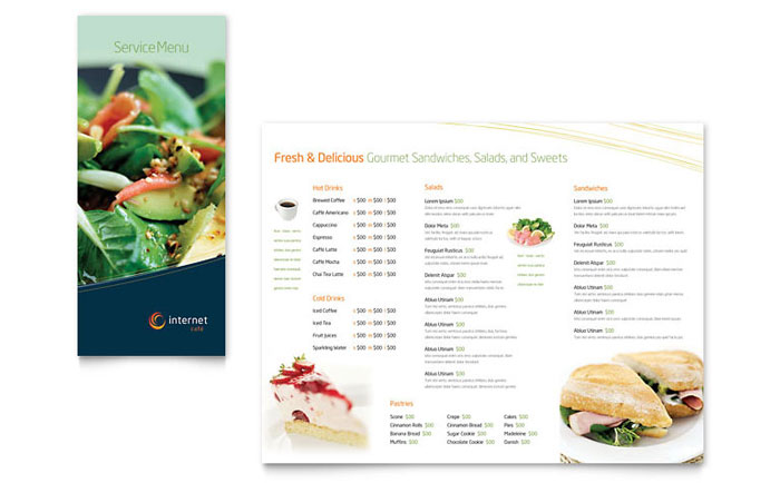 Free Sample Menu Template