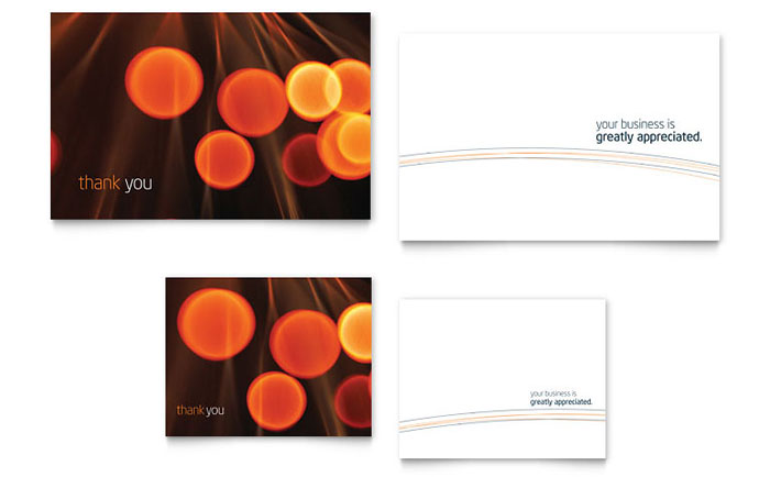 Free Sample Note Card Template